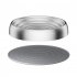 Dog Bowl Stainless Steel Dog Food Water Bowl With Anti slip Silicone Mat Anti Overthrow Pet Grain Basin For Dogs Puppy Cat Kitten Pet Supplies as shown 1 piece