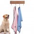Dog Cat Bath Towel Microfiber Absorbent Towel Soft Comfortable Pet Supplies 50 90cm Pink