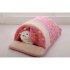Dog Cat Mat Washable Nest Teddy Autumn Winter Warm Cartoon Pet House Bed Pink large