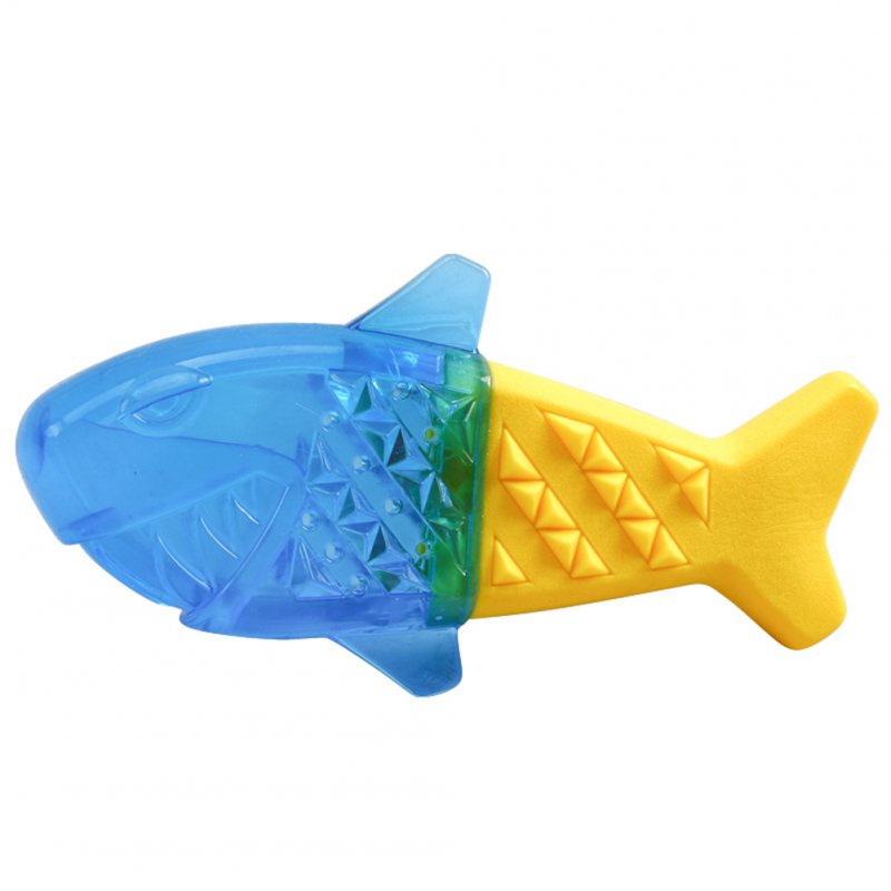 Dog Chew Toys Bite-resistant Tooth Cleaning Molar Toys Summer Cooling Toy Pet Supplies Photo Color_Fish