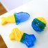 Dog Chew Toys Bite resistant Tooth Cleaning Molar Toys Summer Cooling Toy Pet Supplies Photo Color Bones