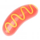 Dog Chew Toys For Aggressive Chewers Indestructible Squeaky Interactive Dog Toys Tough Hot Dog Rubber Toys