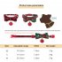 Dog Christmas Collar With Bells Cute Bow Tie Adjustable 27 40cm Neck Circumference Pet Collar Neck Accessories Green neck circumference 27 40cm