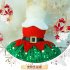 Dog Christmas Dress 3 Sizes Available Decorative Buckle Design Soft Comfortable Fleece Pet Clothes For Small Medium Large Dogs Green Mesh M