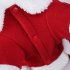 Dog Christmas Dress 3 Sizes Available Decorative Buckle Design Soft Comfortable Fleece Pet Clothes For Small Medium Large Dogs Green Mesh M