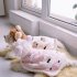 Dog Cloak Winter Warm Cape Cute Cartoon Bear Blanket Nightgown Pet Supplies For Small Medium Large Dogs brown S  suitable for 1 5 3 kg 