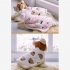 Dog Cloak Winter Warm Cape Cute Cartoon Bear Blanket Nightgown Pet Supplies For Small Medium Large Dogs brown S  suitable for 1 5 3 kg 