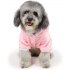 Dog Coat Piggy shape Four legged Autumn and Winter Casual Pet Clothes Pink S
