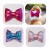 Dog Collar Cat Collar With Bow Tie Detachable Adjustable Kitten   Small Dogs Collar For Christmas Daily Walks Training Family Picnics Weddings rose red L   40 55c
