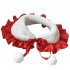 Dog Cosplay Collar Cape With Plush Balls Cat Costume Clothes Photo Props Decorations For Halloween Thanksgiving Christmas Valentine s Day 0773  sky blue M plush