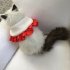Dog Cosplay Collar Cape With Plush Balls Cat Costume Clothes Photo Props Decorations For Halloween Thanksgiving Christmas Valentine s Day 0773  sky blue M plush