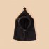 Dog Ear Muffs Christmas Pet Hat Ears Warm Cover Winter Hat Dog Head Wrap Costume For Holiday Props Birthdays Cosplay black M