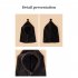 Dog Ear Muffs Christmas Pet Hat Ears Warm Cover Winter Hat Dog Head Wrap Costume For Holiday Props Birthdays Cosplay black M