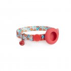 Dog Floral Collar With Holder 18-30cm Adjustable Size Pet Positioning Collar Neck Accessories