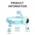 Dog Floral Collar With Holder 18 30cm Adjustable Size Pet Positioning Collar Neck Accessories For Small Medium Large Dogs Blue Rainforest