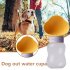 Dog Go Out Water Cup Kettle Portable Walking Dog Water Bottle For Home Pet Outdoor Accessories yellow large
