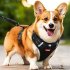 Dog Harness With D Rings Adjustable Explosion proof No Pull Reflective Design Oxford Cloth Harnesses Vest For Hiking Travel Camping Training black S