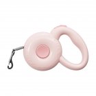 Dog Leash 3 Meters Automatic Retractable Anti-slip Dog Harness Leash Pet Accessories For Pet Walking peach pink 3 meters