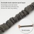 Dog Leash Dog Training Leash With Alloy Hook Traction Handle Bright Reflective Strip Double Layer Thickened Design Shrinkable Bungee Dog Leash dark gray One siz