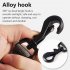 Dog Leash Dog Training Leash With Alloy Hook Traction Handle Bright Reflective Strip Double Layer Thickened Design Shrinkable Bungee Dog Leash dark gray One siz