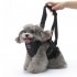 Dog Lift Harness Multi functional Pet Chest Support Lifting Aid Dog Sling With Handle For Old Disabled Joint Injuries Dogs Walking STXB01 black L