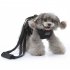 Dog Lift Harness Multi functional Pet Chest Support Lifting Aid Dog Sling With Handle For Old Disabled Joint Injuries Dogs Walking STXB01 black L