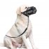 Dog Muzzle Soft Breathable Mesh Muzzles For Small Medium Large Dogs Puppy Muzzle For Scavenging Biting Licking Chewing With Dog Leashes Pet Supplies black L