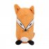 Dog Plush Toys Bite Resistant Cartoon Fox Monkey Squeaky Toys Outdoor Interactive Accessories For Relieve Stress Boredom fox