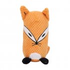 Dog Plush Toys Bite Resistant Cartoon Fox Monkey Squeaky Toys Outdoor Interactive Accessories For Relieve Stress Boredom fox