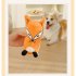 Dog Plush Toys Bite Resistant Cartoon Fox Monkey Squeaky Toys Outdoor Interactive Accessories For Relieve Stress Boredom fox