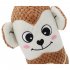 Dog Plush Toys Bite Resistant Cartoon Fox Monkey Squeaky Toys Outdoor Interactive Accessories For Relieve Stress Boredom fox