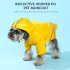 Dog Raincoat With Harness Dog Rain Jacket Hooded Slicker Poncho Waterproof Dog Poncho Puppies Dog Clothes Rainy Days Pet Supplies For Large Small Medium Dogs gr