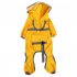 Dog Raincoat With Harness Dog Rain Jacket Hooded Slicker Poncho Waterproof Dog Poncho Puppies Dog Clothes Rainy Days Pet Supplies For Large Small Medium Dogs gr