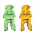 Dog Raincoat With Harness Dog Rain Jacket Hooded Slicker Poncho Waterproof Dog Poncho Puppies Dog Clothes Rainy Days Pet Supplies For Large Small Medium Dogs gr