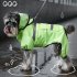 Dog Raincoat With Harness Dog Rain Jacket Hooded Slicker Poncho Waterproof Dog Poncho Puppies Dog Clothes Rainy Days Pet Supplies For Large Small Medium Dogs gr