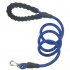 Dog Rope Lead Leash Training Padded Handle Reflective Nylon Traction Rope blue