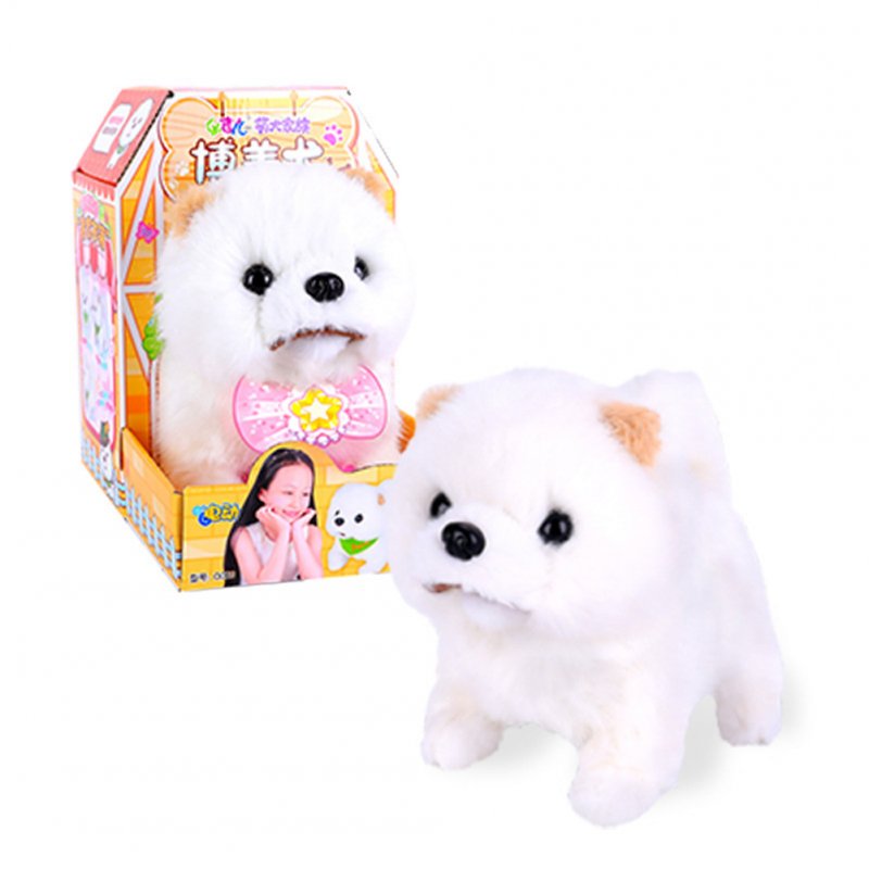 Dog Shape Electric  Plush  Toy Cute Simulation Puppy Plush  Toys Smart Robot  Dog Hiromi