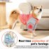 Dog Shirt Pullover Full Belly Coverage Anti hair Loss Sunscreen Striped Cotton Shirt For Medium Large Dog orange stripes M