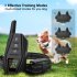 Dog Shock Collar Dog Training Collar with Remote Waterproof Anti Bark Training Collar Rechargeable Dog Shockers Black