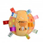 Dog Squeaky Toys Soft Comfortable Cute Plush Rattle Bell Ball Stress Relief Interactive Props Pets Supplies puppy 15cm