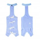 Dog Suit For Surgery Recovery Dog Surgery Suit With 4 Manual Adjustable Straps High Elastic Cotton Dog Spay Recovery Suit Female For Neutered Skin Damage blue M