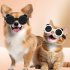 Dog Sunglasses  Dog Goggles With Ventilation Openings  UV Resistant Lenses  2 Adjustable Elastic Bands  Small Dog Sunglasses For Kittens And Puppies black