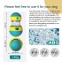 Dog Toy Tumbler Leaky Food Ball Elliptical Track Rolling Ball Slowly Feeding Protects Stomach Increase Intelligence Pet Supplies For Dogs Of All Sizes green