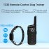 Dog Training Collar Wrap Around Shock Remote Control W 3 Training Modes Sound  Vibration  And Adjustable Shock Levels  Dog Anti barking Collar black A drag