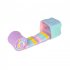 Dog Training Interactive Dog Puzzle Toys Educational Natural Foraging Skills Portable Pet Snuffle Toy For Fun Puppy Training Unicorn color 10cm Dole roll