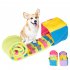 Dog Training Interactive Dog Puzzle Toys Educational Natural Foraging Skills Portable Pet Snuffle Toy For Fun Puppy Training Unicorn color 10cm Dole roll