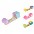 Dog Training Interactive Dog Puzzle Toys Educational Natural Foraging Skills Portable Pet Snuffle Toy For Fun Puppy Training Unicorn color 10cm Dole roll