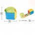 Dog Training Interactive Dog Puzzle Toys Educational Natural Foraging Skills Portable Pet Snuffle Toy For Fun Puppy Training Unicorn color 10cm Dole roll
