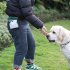 Dog Treat Pouch For Pet Training Portable Auto Closure Hands Free Dog Treat Bags Training Pouch Kit For Outdoor Dog Walking beige green