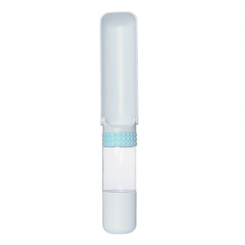 Dog Water Bottle Foldable Dispenser Lightweight Leak Proof Portable Travel Dog Water Dispenser Essential Puppy Gear Drinking Feeder For Outdoor Walking Hiking Lake Blue 520ML cat water cup